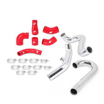 compare product Mishimoto 08+ Mitsubishi Lancer Evolution X Black Lower Intercooler Pipe Kit
