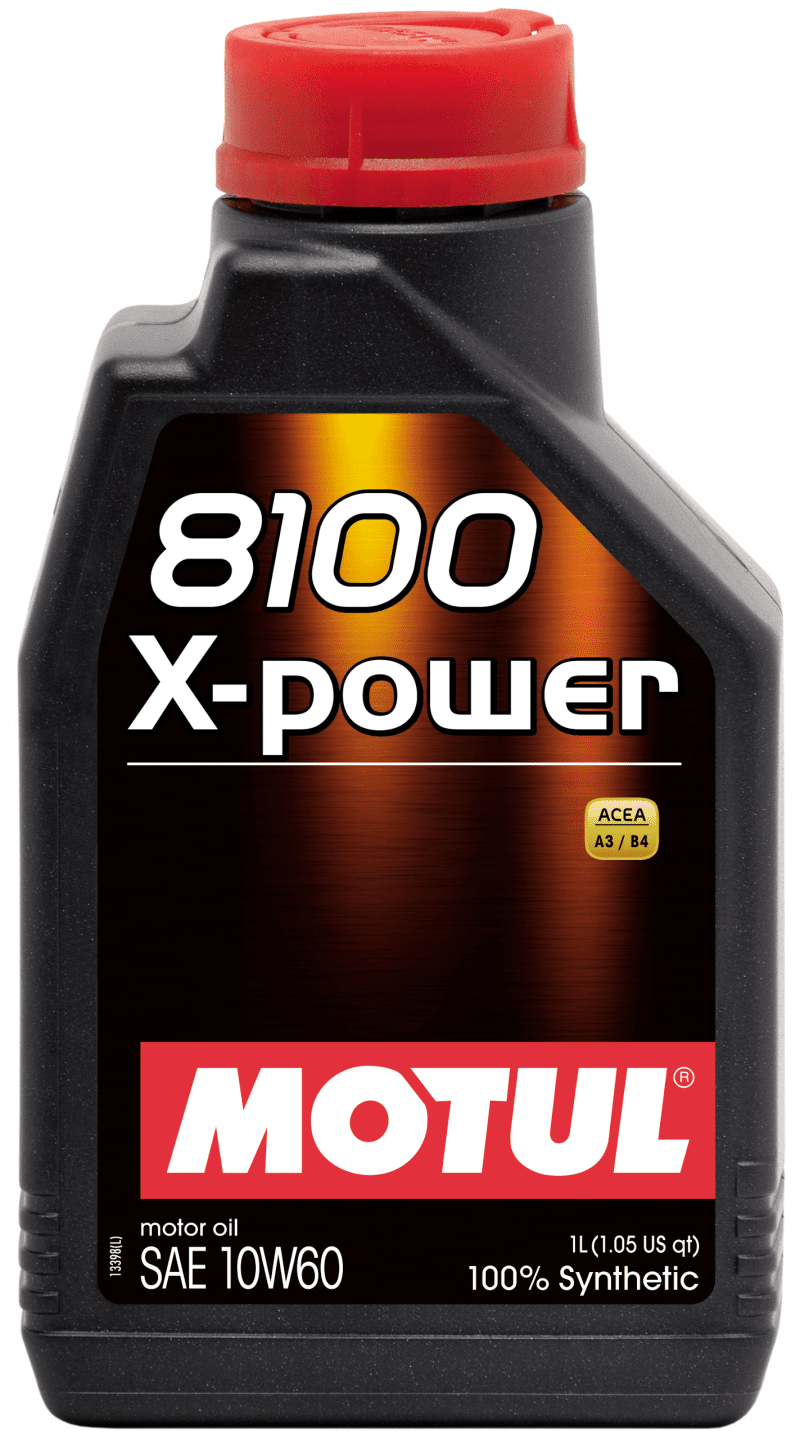 Motul 1L Synthetic Engine Oil 8100 10W60 X - Power - ACEA A3/B4 - My Store