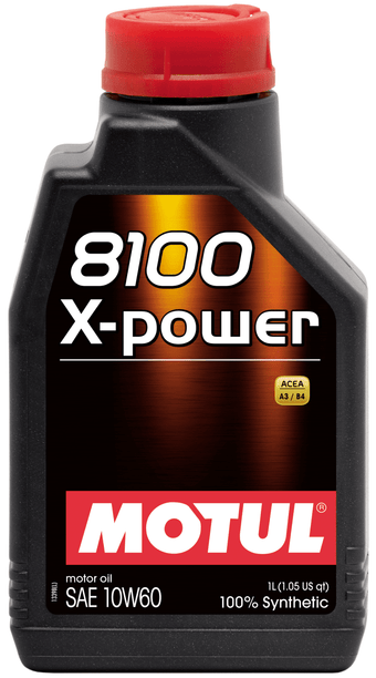 compare product Motul 1L Synthetic Engine Oil 8100 10W60 X-Power - ACEA A3/B4