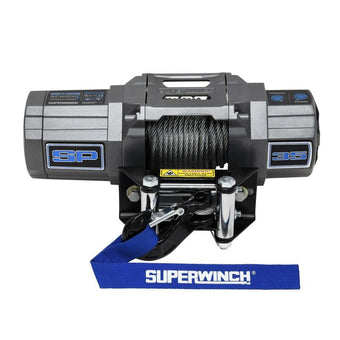 compare product Superwinch 3500 LBS 12V DC 7/32in x 40ft Steel Rope Roller Fairlead SP 35 Winch