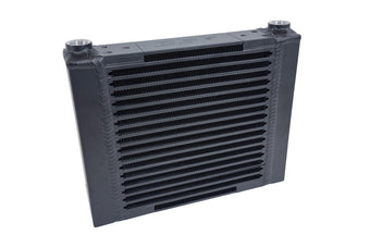 compare product CSF Universal Large Single-Pass Oil Cooler - M22 x 1.5 - 12in L x 9.33in H x 2.16in W