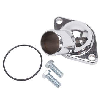 compare product Edelbrock Chevy 4.3L V6/Chevy V8 15 Deg. Chrome Waterneck