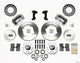 Wilwood Forged Dynalite Front Kit 11.00in Polished 74 - 80 Pinto/Mustang II Disc Spindle only - My Store