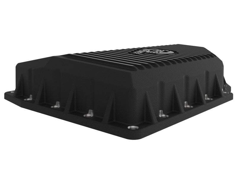 aFe 05 - 19 VW 1.8L/2.0L w/o Oil Sensor Engine Oil Pan Black POWER Street Series w/ Machined Fins - My Store