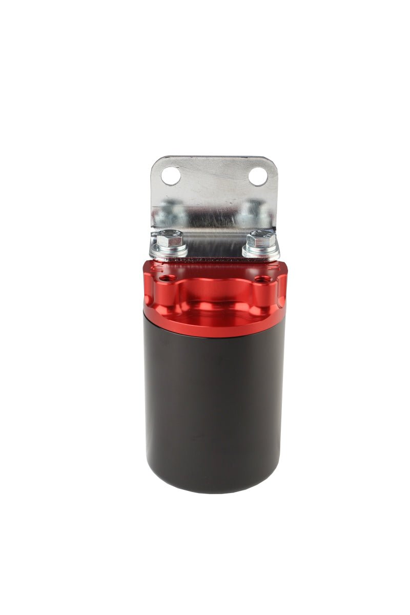Aeromotive Canister Fuel Filter - 3/8 NPT/100 - Micron (Red Housing w/Black Sleeve) - My Store