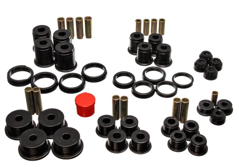 Energy Suspension 84 - 01 Jeep Cherokee/Wagoneer/Comanche Black Hyper - Flex Master Bushing Set - My Store