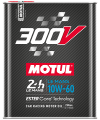 Motul 2L Synthetic - ester Racing Oil 300V Le Mans 10W60 10x2L - My Store