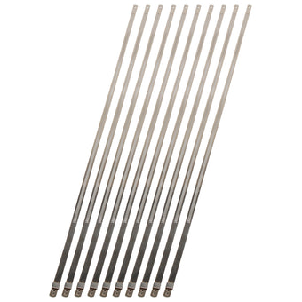 compare product DEI Stainless Steel Positive Locking Tie 1/4in (7mm) x 20in - 10 per pack