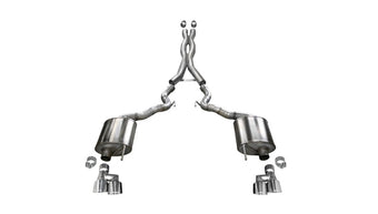 compare product Corsa 2018-2023 Ford Mustang GT Convertible Sport Cat-Back Exhaust w/ 4in Tips