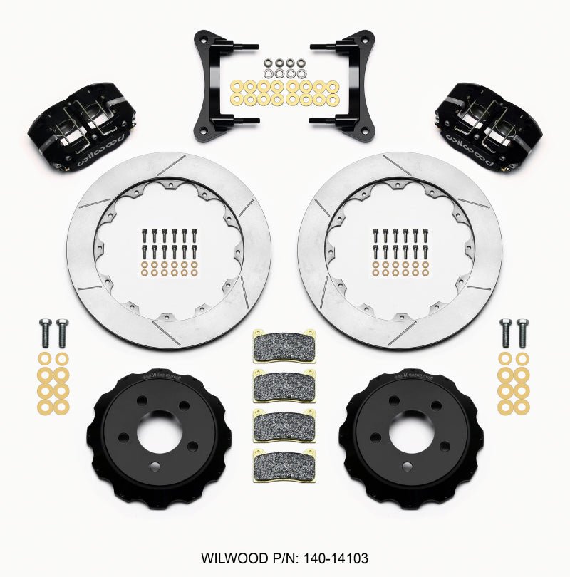 Wilwood Dynapro Radial Front Drag Kit 12.88 Vented 15 - 23 Mustang - My Store