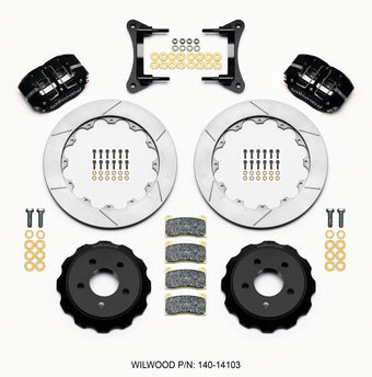 compare product Wilwood Dynapro Radial Front Drag Kit 12.88 Vented 15-23 Mustang
