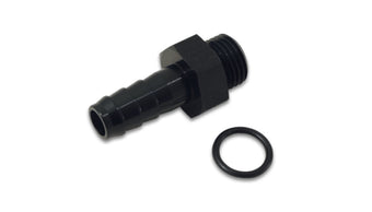 compare product Vibrant Aluminum Male -8AN ORB to 1/2in Barb w/O-Ring - Anodized Black