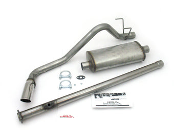 compare product JBA 95-99 Toyota Tacoma (Xtra Cab) 2.4L/2.7L 409SS Pass Side Single Exit Cat-Back Exhaust