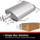 BRE Exhaust 09 - 14 Cube 1.8L Muffler Kit - My Store