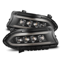 AlphaRex 15 - 23 Dodge Charger NOVA - Series LED Proj Headlights Blk w/Activtn Light & Seq.Sig / SB DRL - My Store