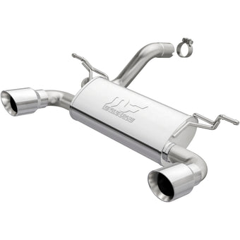compare product MagnaFlow 2018+ Jeep Wrangler 3.6L Dual Polished Tip Axle-Back Exhaust