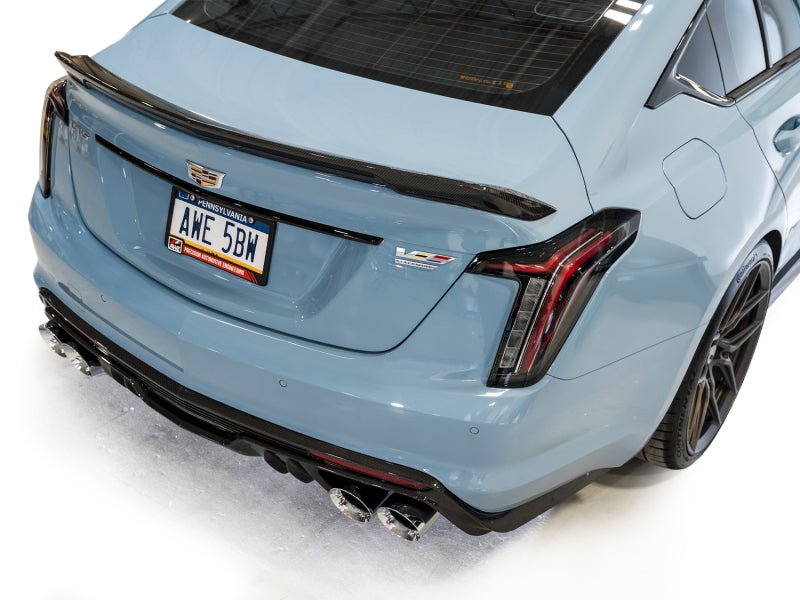 AWE Tuning 22 - 26 Cadillac CT5 - V Blackwing SwitchPath Exhaust - Chrome Silver Tips - My Store