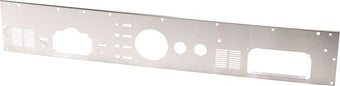 compare product Kentrol 76-86 Jeep CJ Dash Panel Without Radio Opening Brushed Silver