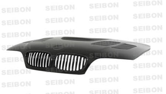 compare product Seibon 02-05 BMW E46 2dr GTR-Style Carbon Fiber Hood