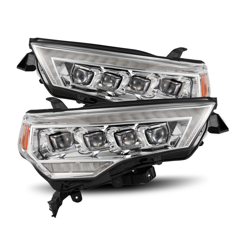 AlphaRex 14 - 22 Toyota 4Runner NOVA LED Proj Headlights Chrome w/ Activ Light/Seq Signal/DRL - My Store