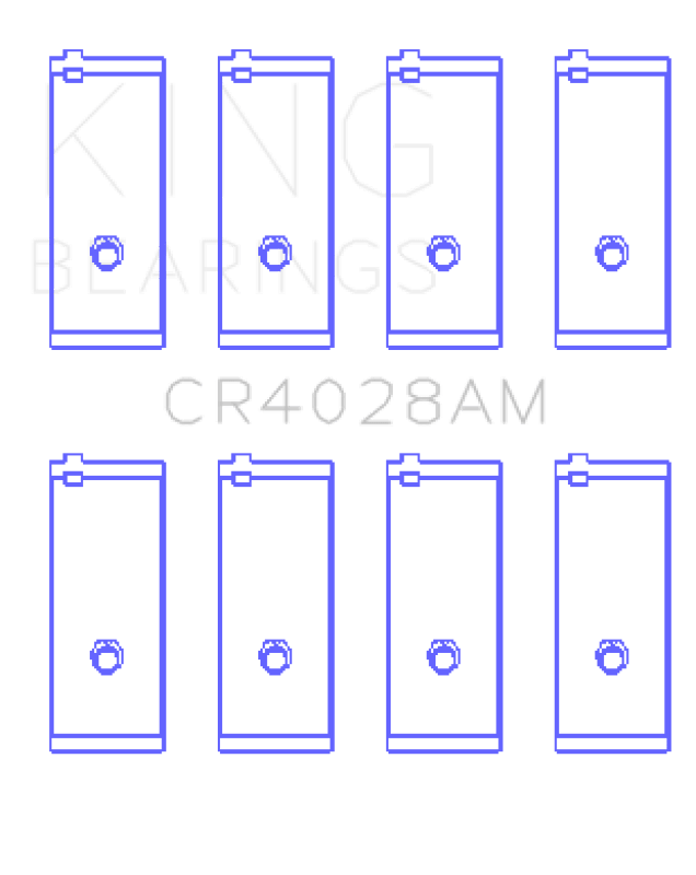 King Engine Bearings Toyota 3Y (Size +0.25mm) Connecting Rod Bearing Set - My Store