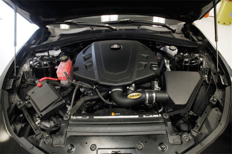 Airaid 16 - 18 Chevrolet Camaro 3.6L V6 F/I Airaid Jr Intake Kit - Dry / Red Media - My Store