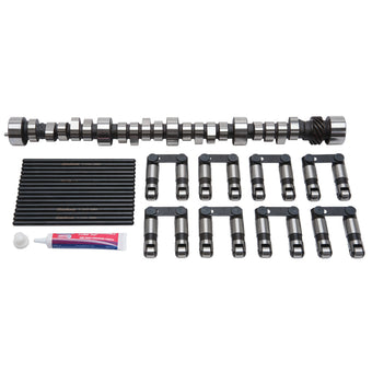 compare product Edelbrock Camshaft/Lifter/Pushrod Kit Performer Plus Hydraulic Roller SBC 57-86