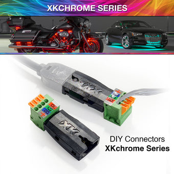 compare product XK Glow 4 Pin DIY Connectors