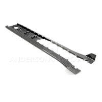 Anderson Composites 2020 Ford Mustang Shelby GT500 Carbon Fiber Rocker Panel Splitters - My Store