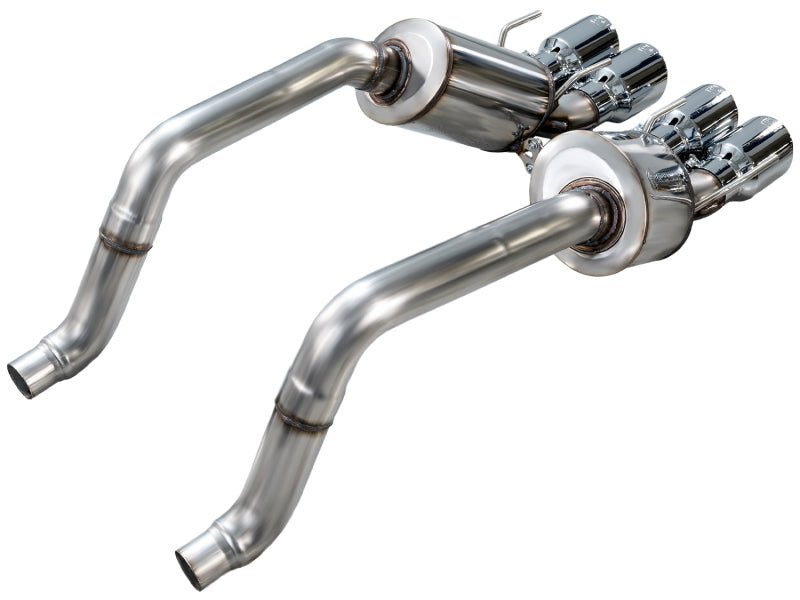 AWE Tuning 09 - 13 Chevrolet Corvette 6.2L Touring Edition Axle - Back Exhaust w/ Chrome Silver Tips - My Store