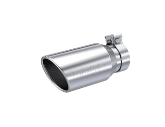 compare product MBRP T304 Stainless Steel, 4.5inOD, 3.2i Inlet ID, 10in Length, Single Walled, Angled Cut Rolled End