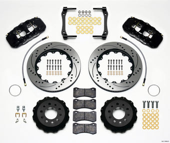compare product Wilwood AERO4 Rear Kit 14.25in Drilled 2014-Up Corvette C7 w/Lines
