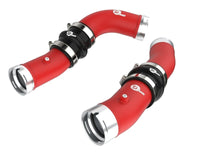 aFe 2024+ Toyota Tacoma BladeRunner 2.5in & 3in Aluminum Hot & Cold Charge Pipe Kit - Red - My Store