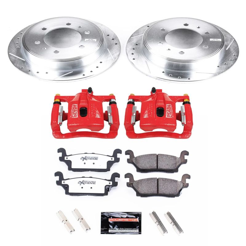Power Stop 06 - 10 Hummer H3 Rear Z36 Truck & Tow Brake Kit w/Calipers - My Store