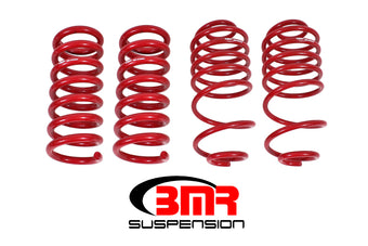 compare product BMR 78-87 G-Body Lowering Spring Kit (Set Of 4) - Red
