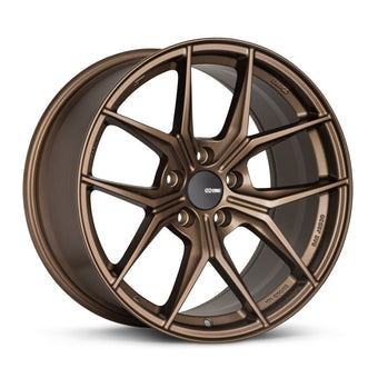 compare product Enkei TSR-X 20x8.5 40mm Offset 5x114.3 BK 72.6mm Bore Gloss Bronze
