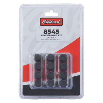 compare product Edelbrock Exhaust Header Bolts 3/8in-16 X 3/4in, Black Oxide (Set Of 12)