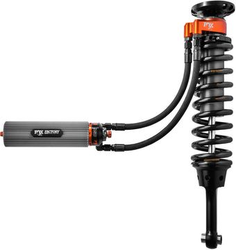 compare product Fox Ford Raptor 3.0 Factory Series 7.9in Int. Bypass Remote Res. Front Coilover Set DSC Adj. - Blk