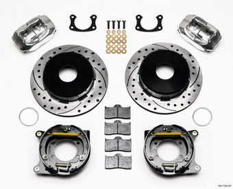 compare product Wilwood Forged Dynalite P/S P-B Kit Drilled Polished Big Ford New 2.50in Offset Currie Blank