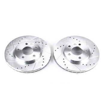 compare product Power Stop 04-08 Chevrolet Malibu Front Evolution Drilled & Slotted Rotors - Pair