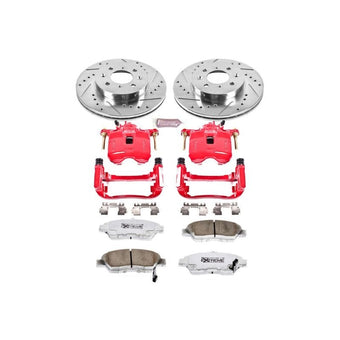 compare product Power Stop 07-08 Honda Fit Front Z26 Street Warrior Brake Kit w/Calipers