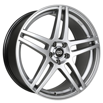 compare product Enkei RSF5 16x7 38mm Offset 5x100 Bolt Pattern 72.6mm Bore Dia Hyper Silver Wheel