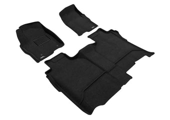 compare product 3D MAXpider 2019-2022 Chevrolet/GMC Silverado/Sierra Elegant Floor Mat Set - Black
