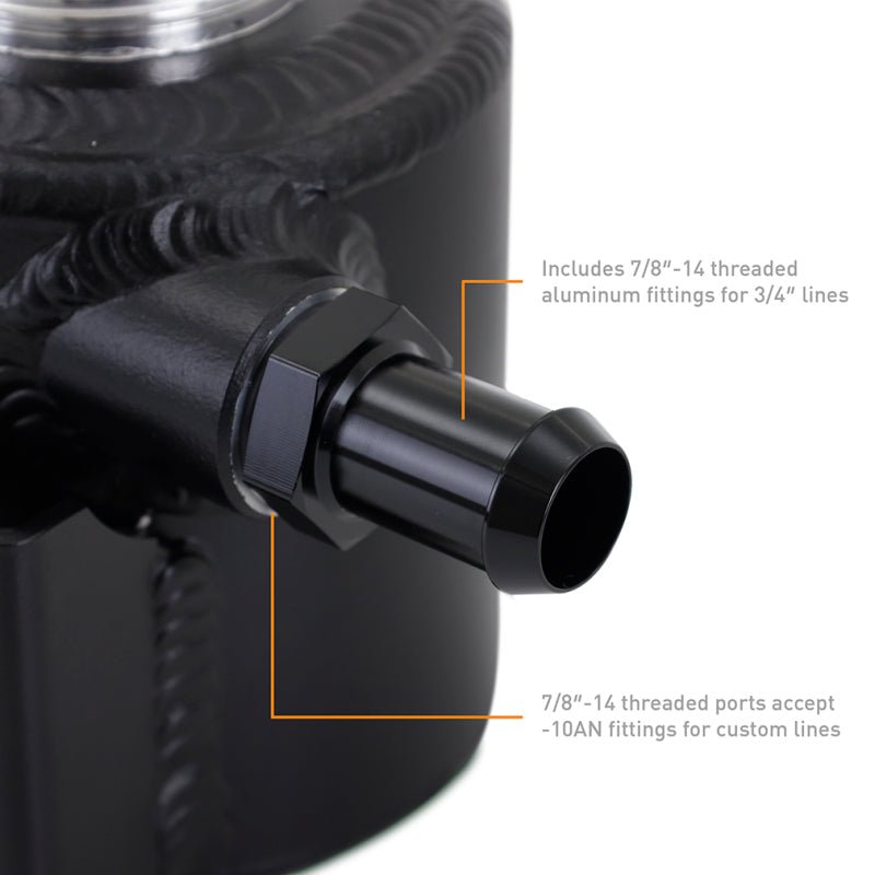 Mishimoto Universal Aluminum Coolant Expansion Tank - MWBK - My Store