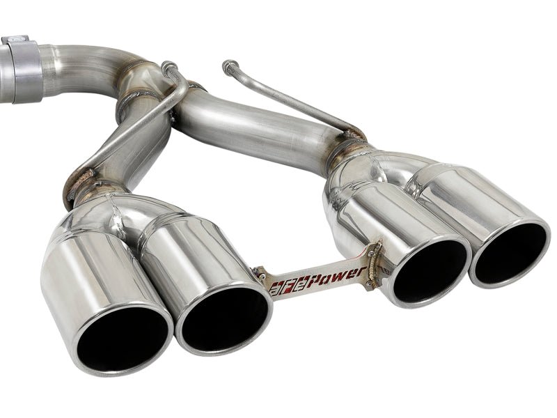 aFe Rebel Series 2.5in 304 SS Cat - Back Exhaust w/ Polished Tip 18 - 20 Jeep Wrangler (JL) - My Store