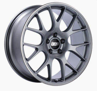 compare product BBS CH-R 20x8.5 5x114.3 ET38 Satin Titanium Polished Rim Protector Wheel -82mm PFS/Clip Required