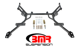compare product BMR 05-10 S197 Mustang K-Member w/ No Motor Mounts and STD. Rack Mounts - Black Hammertone
