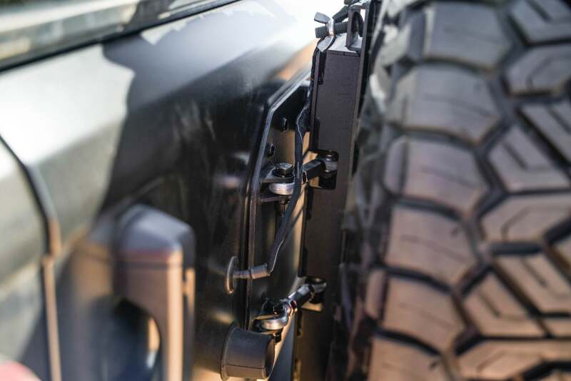 DV8 Offroad 18 - 23 Jeep Wrangler JL MTO Series Bumper Spare Tire Swing Gate - My Store