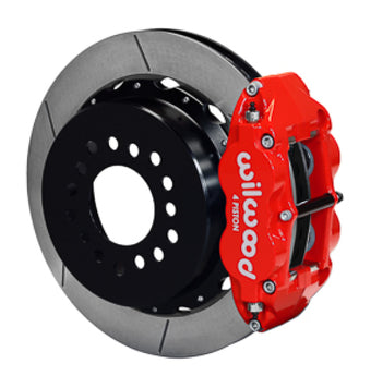 compare product Wilwood Narrow Superlite 4R Rear Kit 14in GT Vented Rotors Red G-Body W/ 2.62in Axle Offset