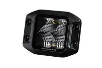 compare product Hella Universal Black Magic 3.2in L.E.D. Cube Kit - Flood Beam (Flush Mount)